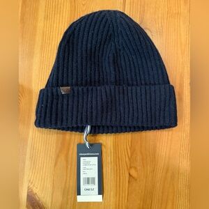 NWT Vineyard Vines Navy Blue Knit Cashmere Beanie